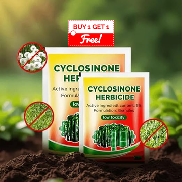 Buy 1 Get 1 Free Cyclosinone Herbicide – Powerful Weed Killer for Crops | Low Toxicity | 5% Active Ingredient Granules for Effective Weed Control