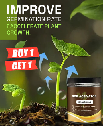 Soil Activator for Plants |Buy 1 Get 1 Free ( Pack Of 2 )  Pure Organic Manure for Home Gardening | Enriched with Nutrients & Beneficial Microorganisms